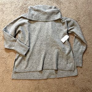 Walmart Women’s Time and Tru Gray Turtleneck Sweater